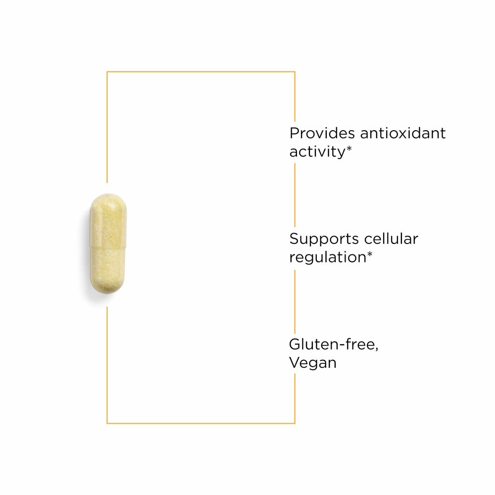 Capsules poured from bottle suggest easy daily use of Isoquercitrin supplement.