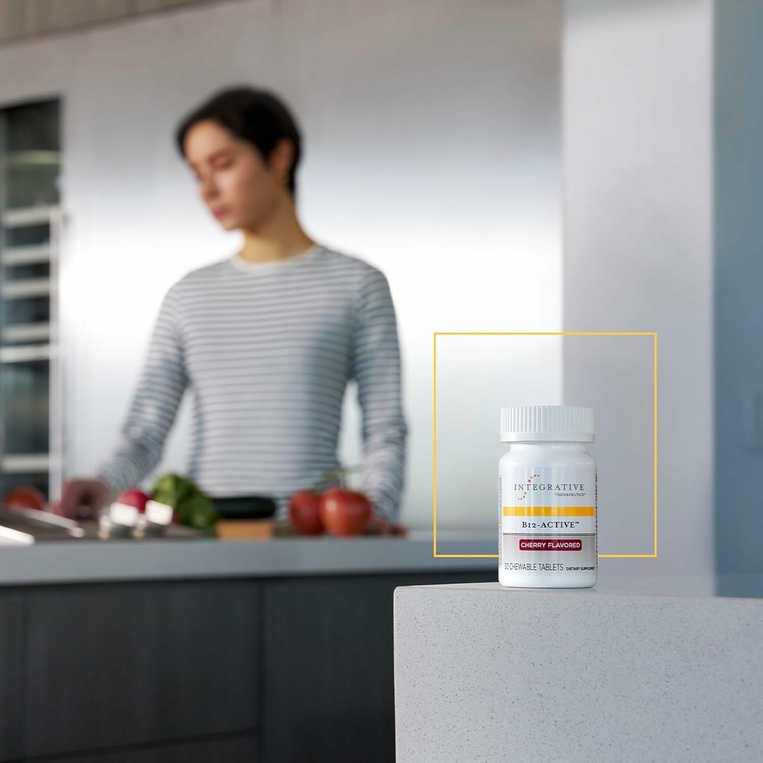 Methylcobalamin form highlighted on the ingredients panel of B12-Active.