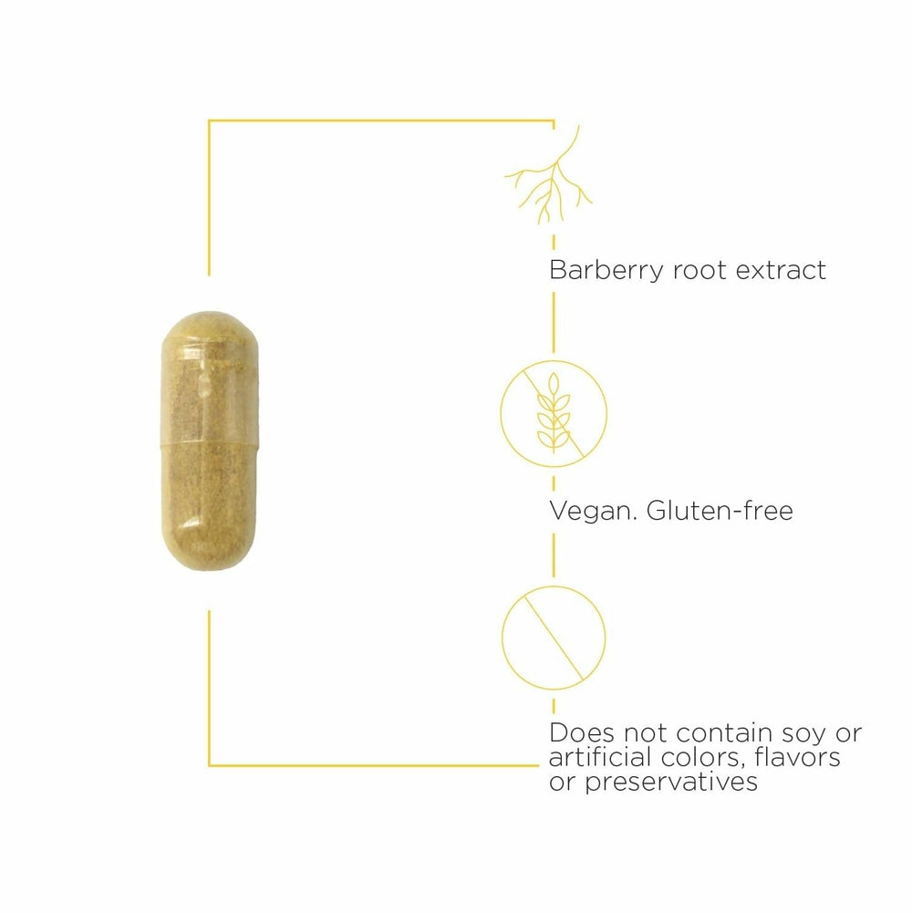 Integrative Therapeutics Berberine Complex bottle with daily usage guidance