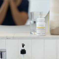 Close-up of Integrative Therapeutics Buffered Vitamin C capsules