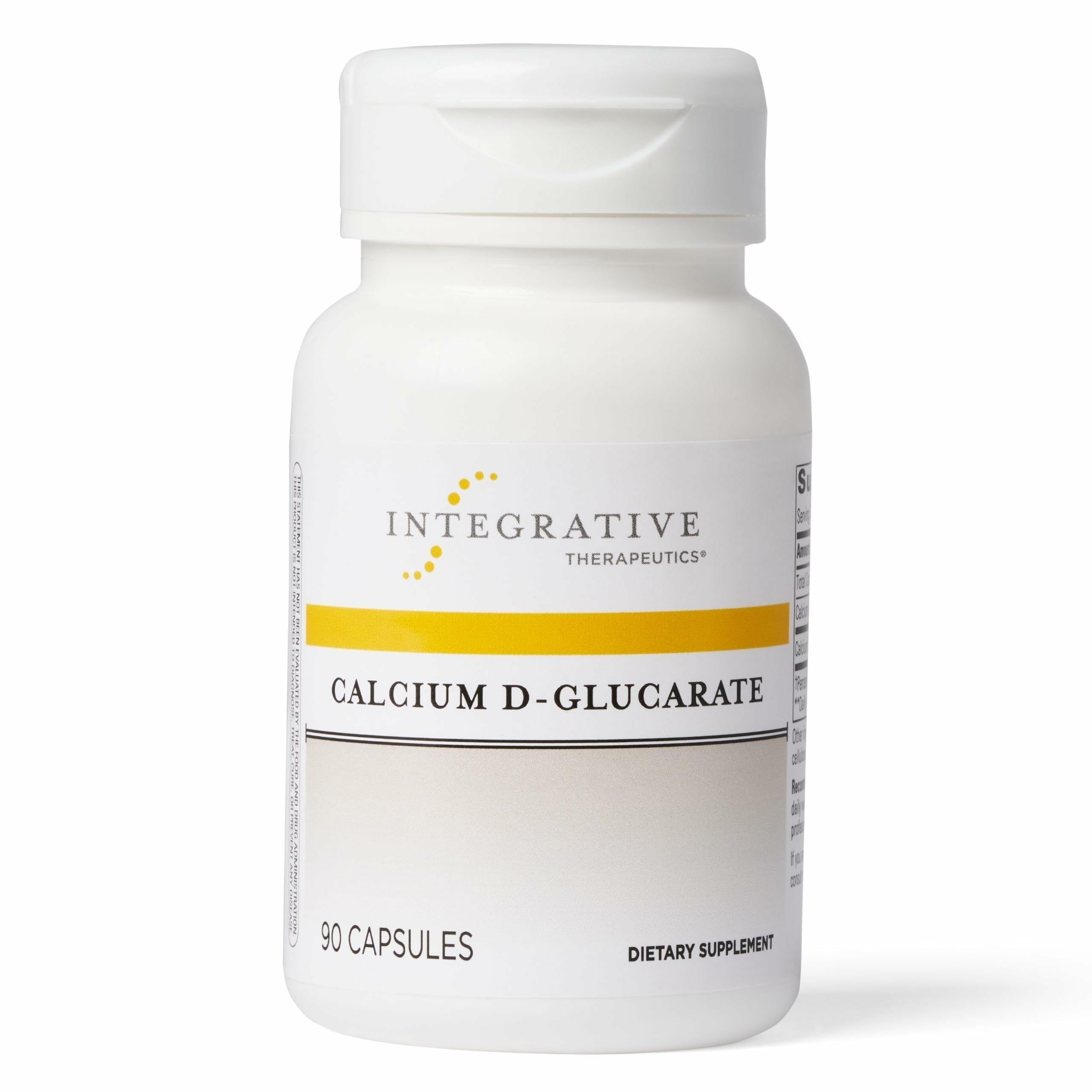 Integrative Therapeutics Calcium D-Glucarate bottle front highlighting detox support potential
