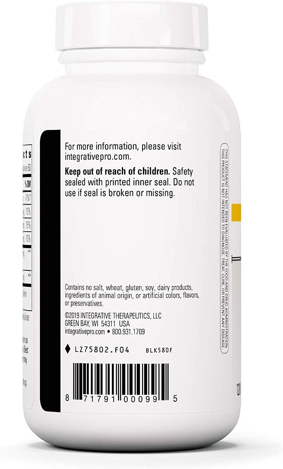 Integrative Therapeutics Cellular Forte IP-6 and inositol formula bottle for cellular health support.