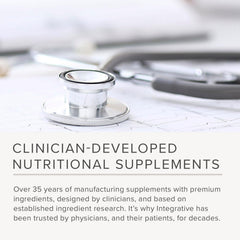 No added iron icon displayed on Integrative Therapeutics Clinical Nutrients HP packaging.