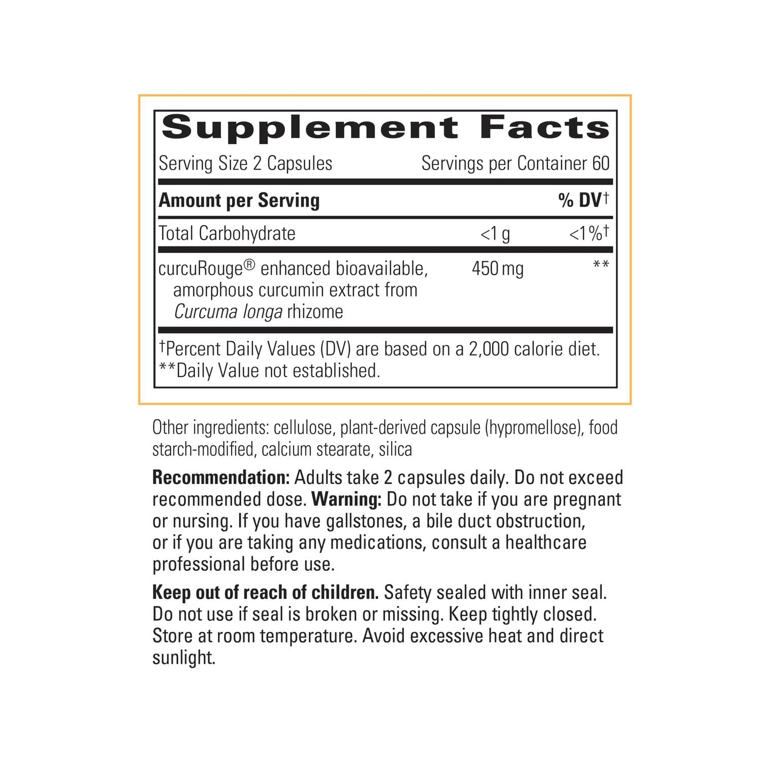 Integrative Therapeutics Curalieve capsules close-up highlighting easy daily use