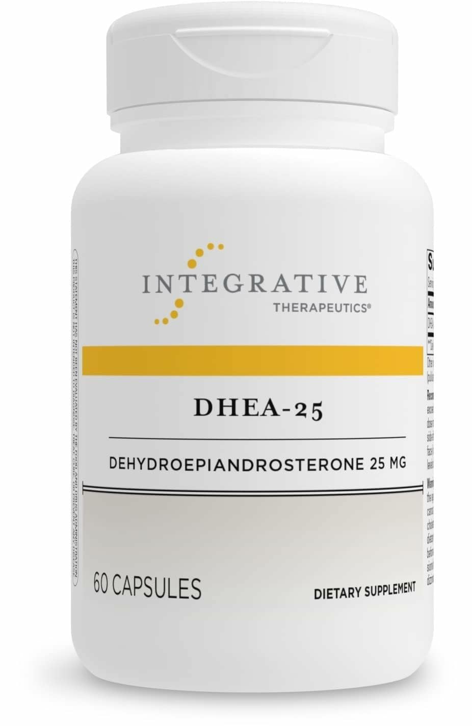 Integrative Therapeutics DHEA-25 bottle for daily endocrine support