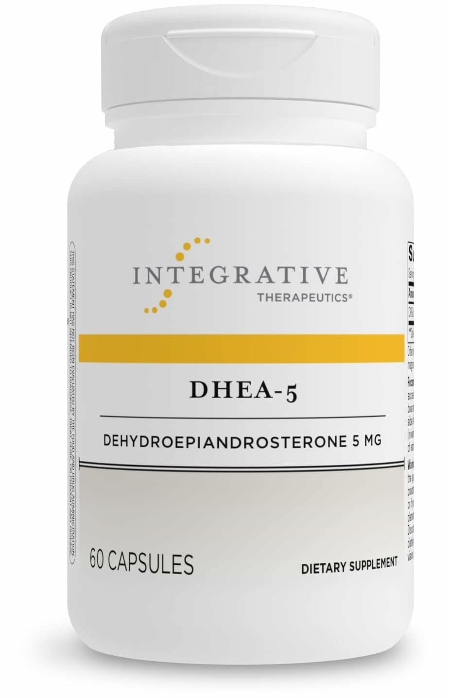 Integrative Therapeutics DHEA-5 bottle front for daily aging support.