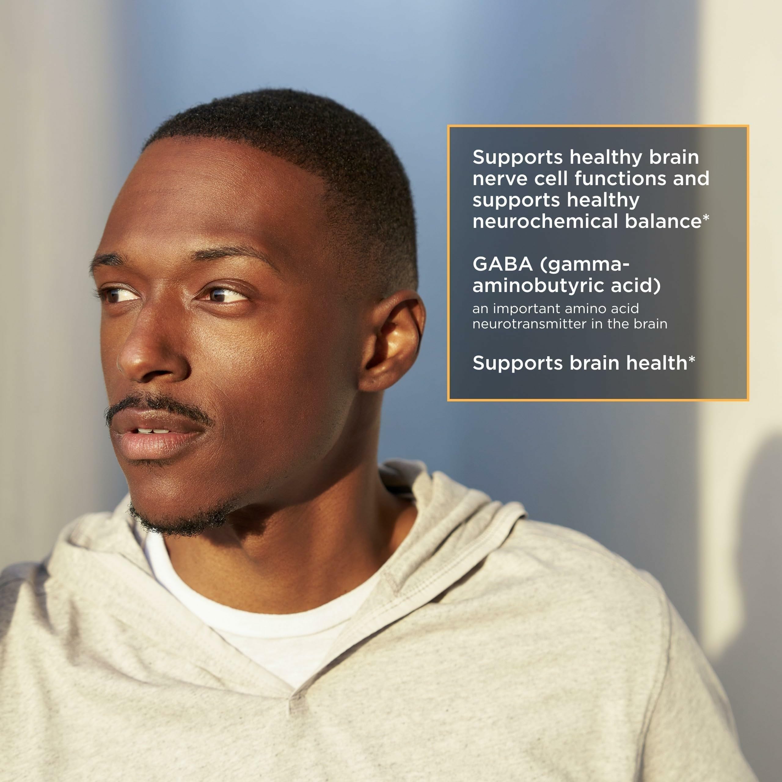 Integrative Therapeutics GABA dairy-free claim on packaging.