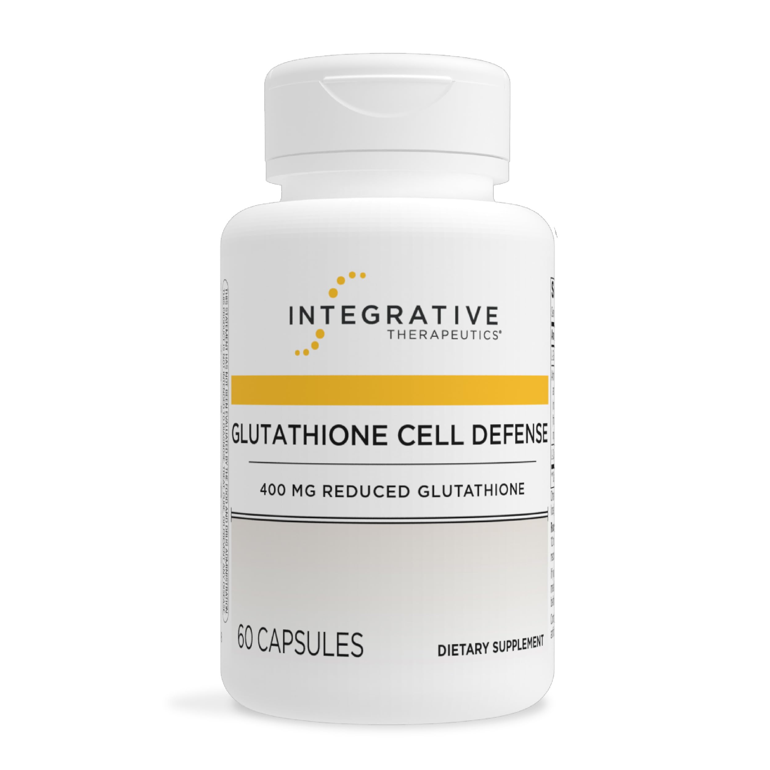 Integrative Therapeutics Glutathione Cell Defense bottle for premium daily wellness