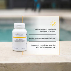 Integrative Therapeutics HPA Adapt capsules with herb blend for stress support.