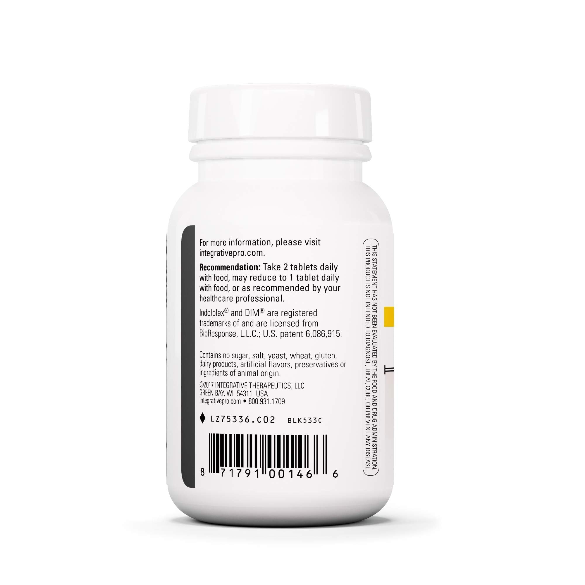Closeup of Integrative Therapeutics niacin capsules highlighting inositol hexaniacinate form