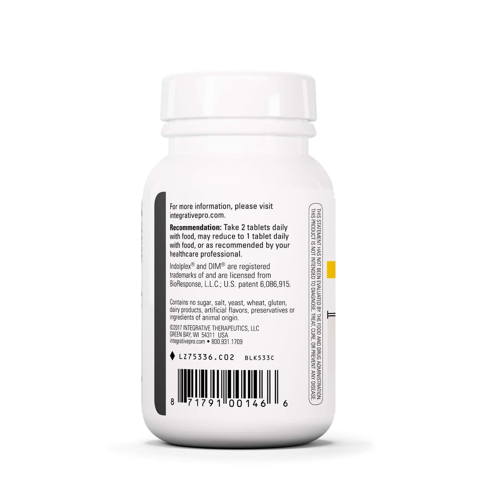 Closeup of Integrative Therapeutics niacin capsules highlighting inositol hexaniacinate form