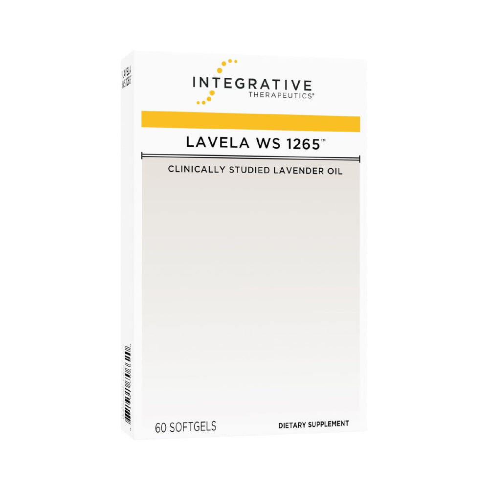 Integrative Therapeutics Lavela WS1265 bottle ready for a calming evening routine.
