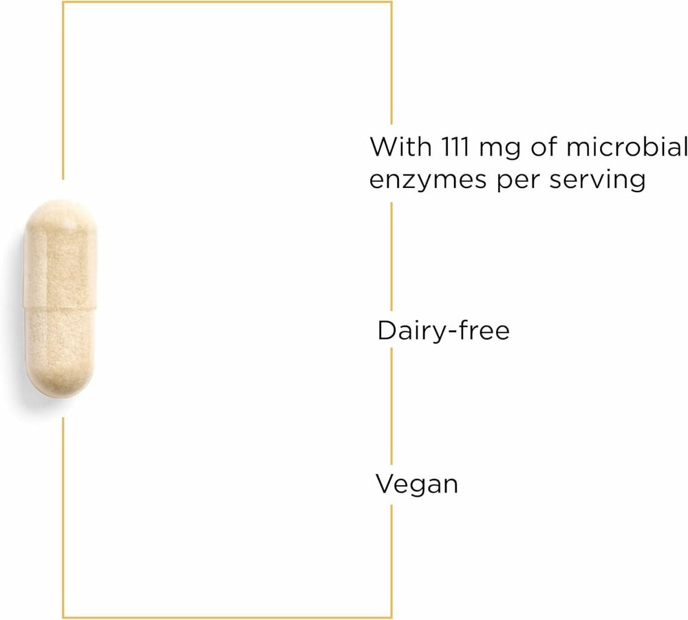 Ingredient panel on Lipase Concentrate-HP highlights dairy-free vegan formula.