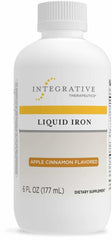 Integrative Therapeutics Liquid Iron bottle with Apple Cinnamon flavor for daily iron intake