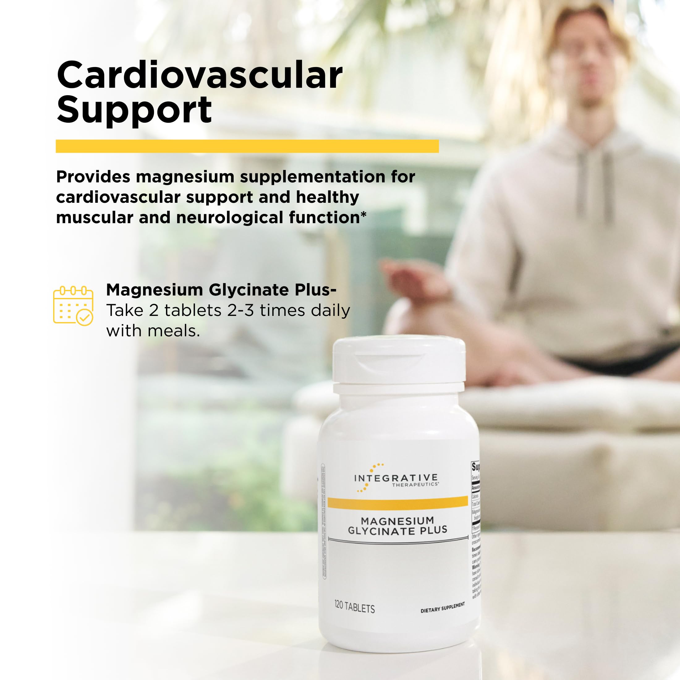 Integrative Therapeutics Magnesium Glycinate Plus capsules ready for daily use