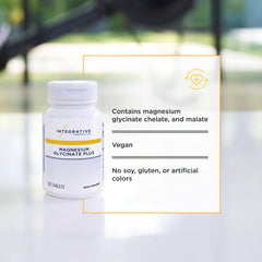 Integrative Therapeutics Magnesium Glycinate Plus serving size panel details 60 servings