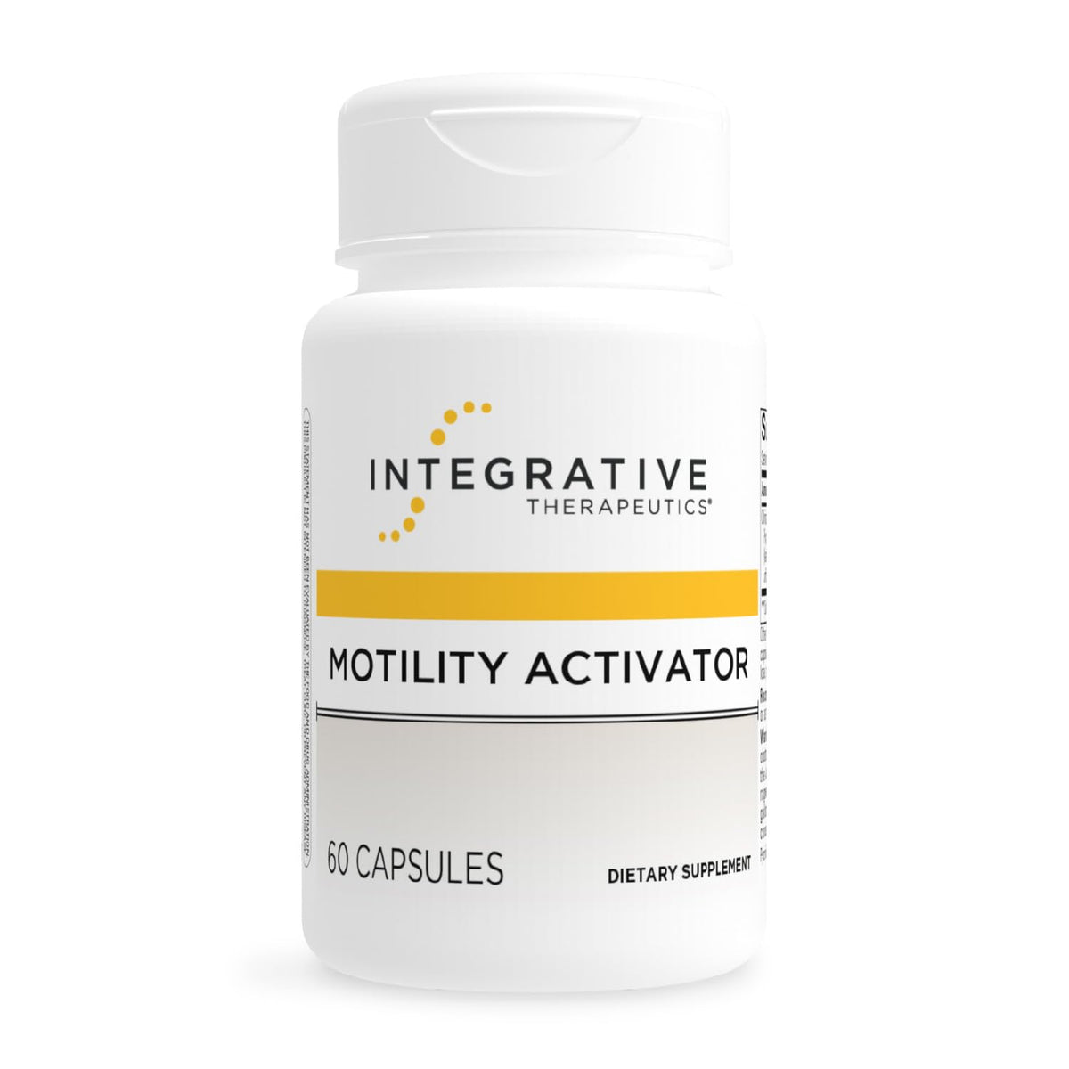 Integrative Therapeutics Motility Activator bottle and capsules for GI support