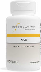 Integrative Therapeutics NAC bottle cap close-up for easy daily antioxidant support.
