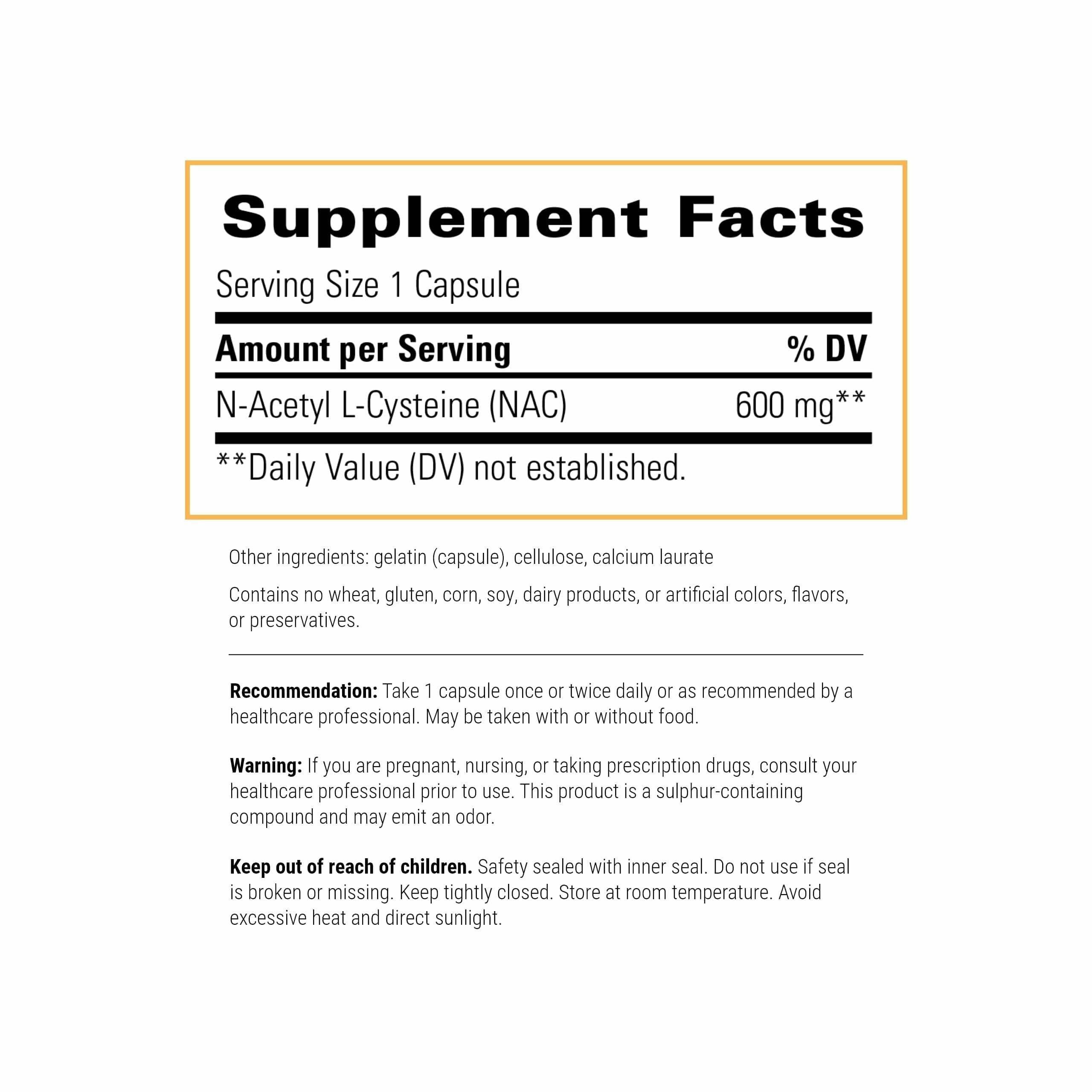 Integrative Therapeutics NAC capsules close-up highlighting supplement form and respiratory support.