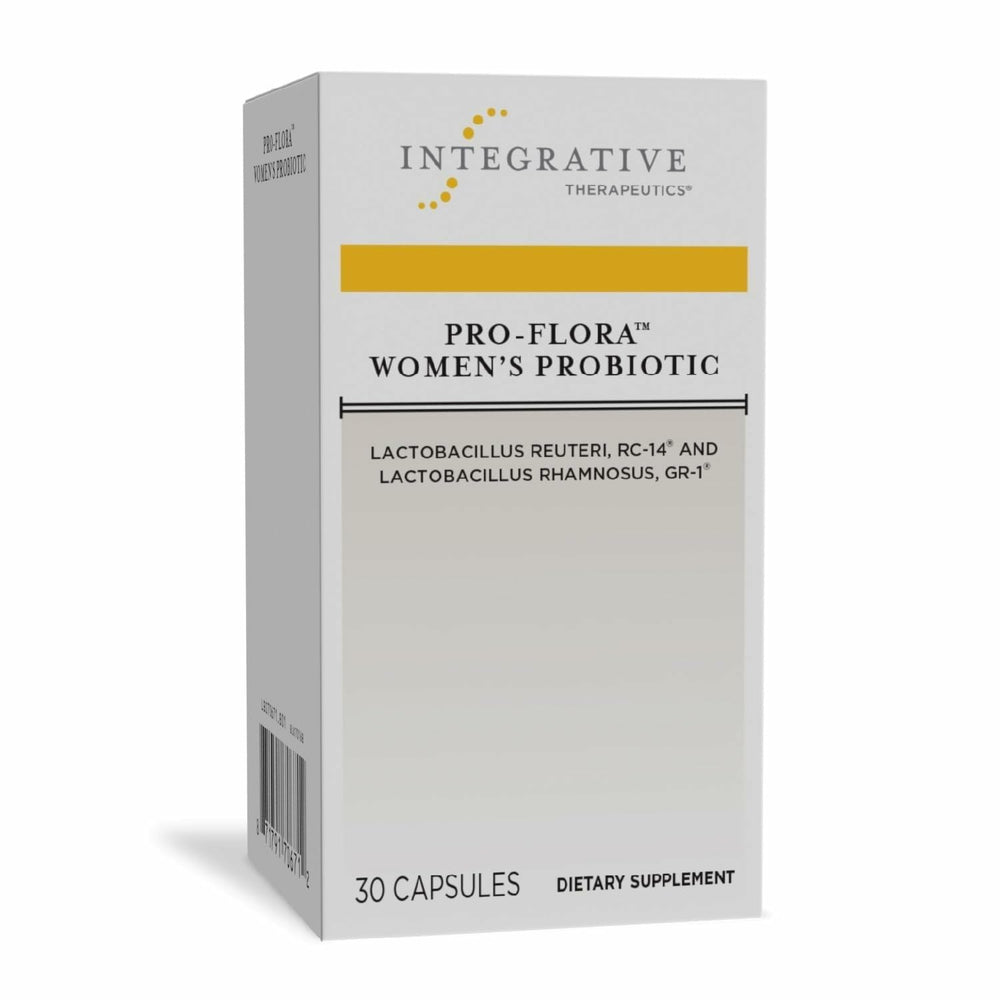 Integrative Therapeutics Pro-Flora bottle with label for daily vaginal health support