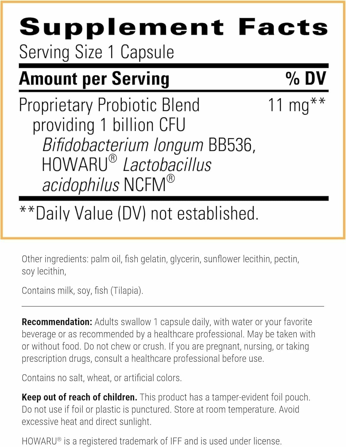 Probiotic Pearls capsules closeup showing immune support potential