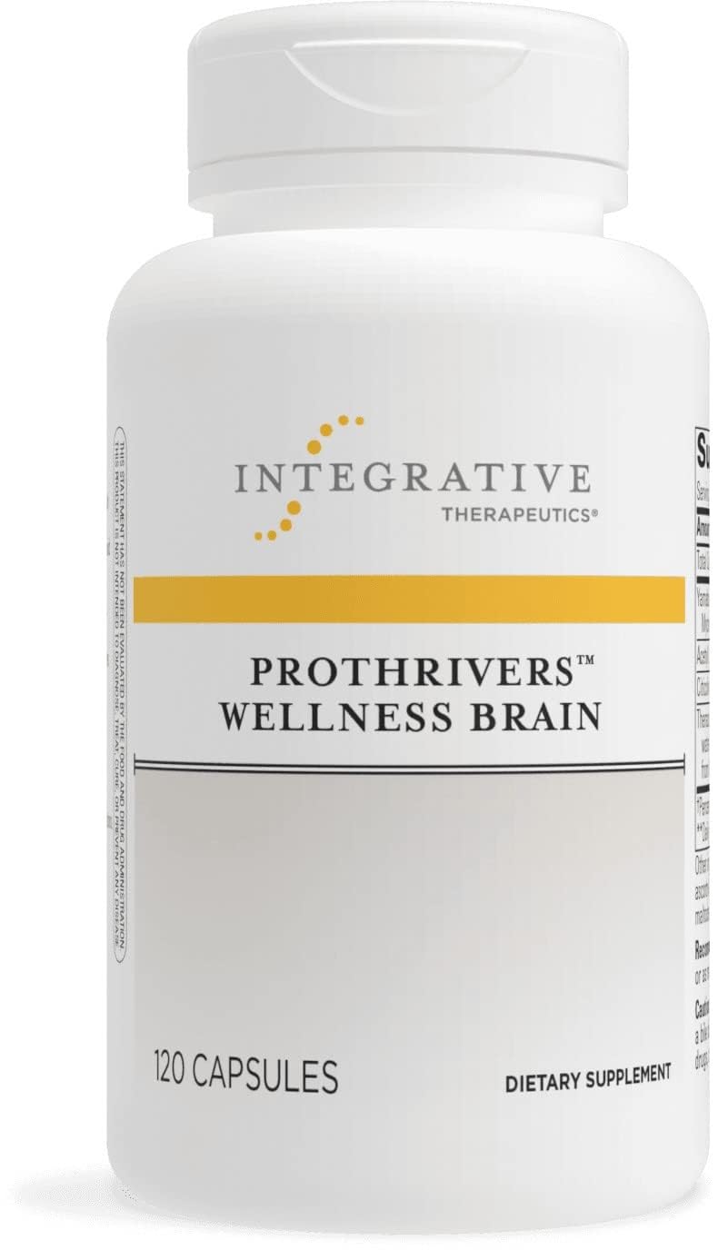 Integrative Therapeutics ProThrivers Wellness Brain bottle front for daily brain support.