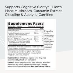 Capsules close up of Integrative Therapeutics ProThrivers Wellness Brain vegan formula.