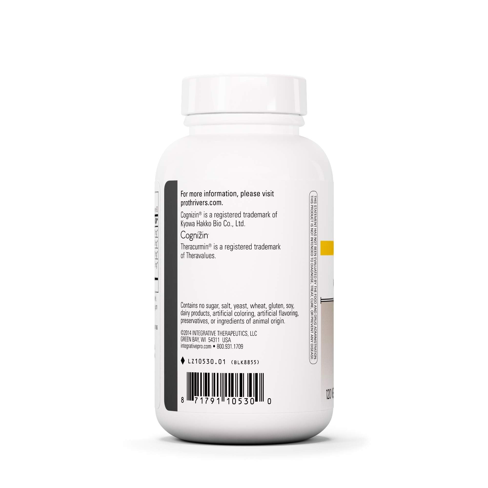 ProThrivers Wellness Brain label packaging highlighting gluten-free claims.