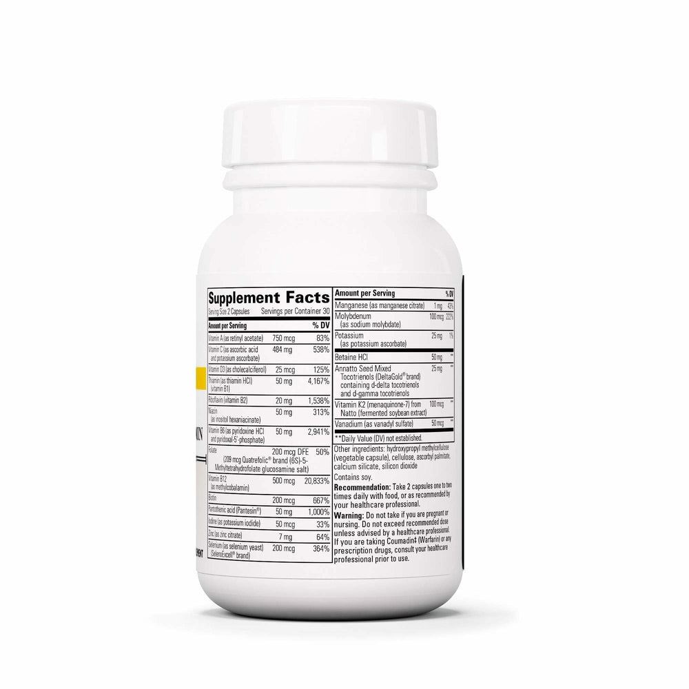 ProThrivers Wellness label details highlight vitamins A, C, D and minerals.