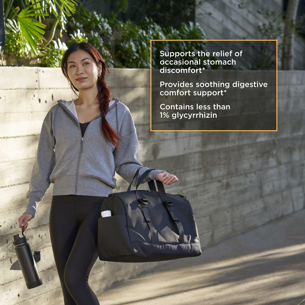 Integrative Therapeutics Rhizinate used during meals while traveling