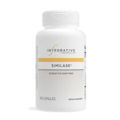 Integrative Therapeutics Similase bottle showing broad-spectrum enzymes for digestion.