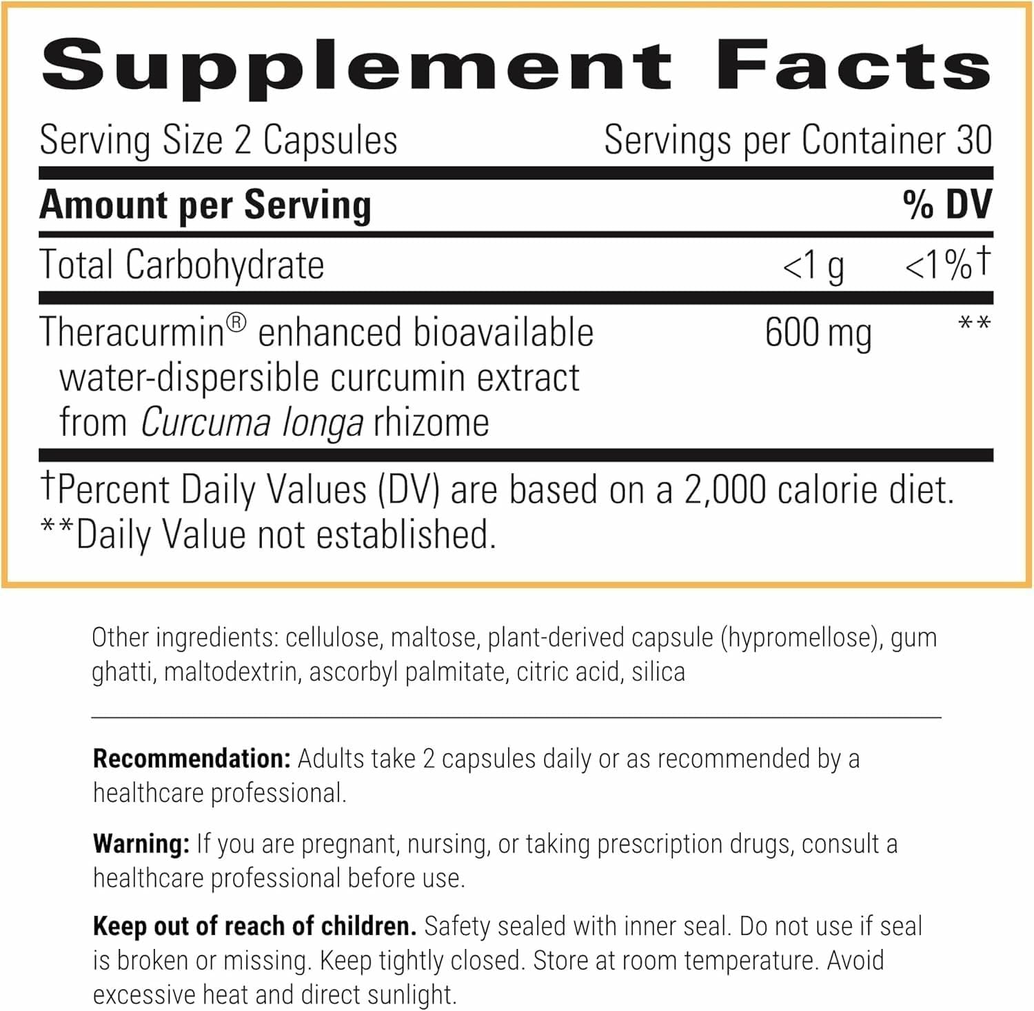 Theracurmin HP capsules close-up suggesting high bioavailability for recovery.