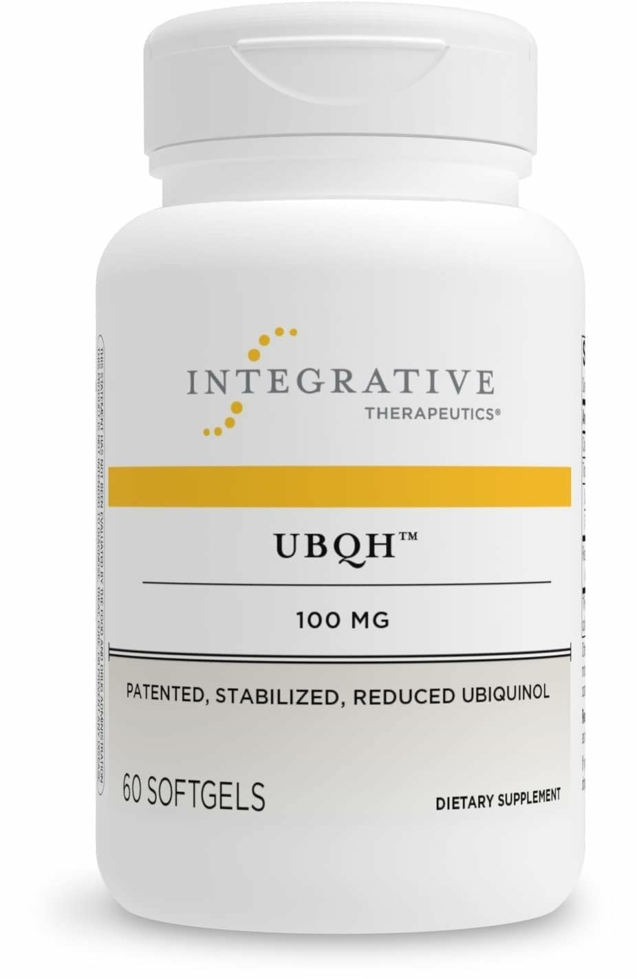 Integrative Therapeutics UBQH softgel closeup for daily energy support.