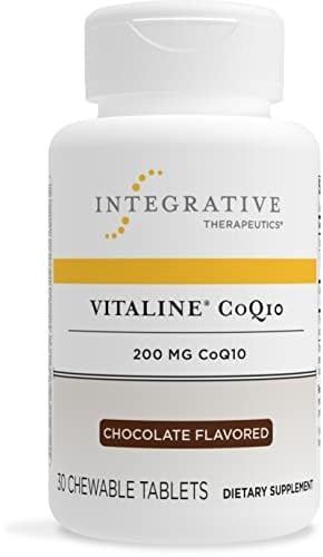 Vitaline CoQ10 provides 30 servings in chocolate flavor for daily use.