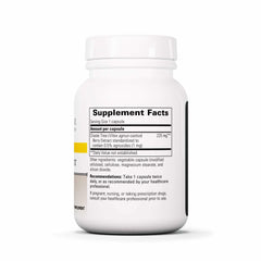 Integrative Therapeutics Vitex Extract label showing 0.5% agnusides per serving.