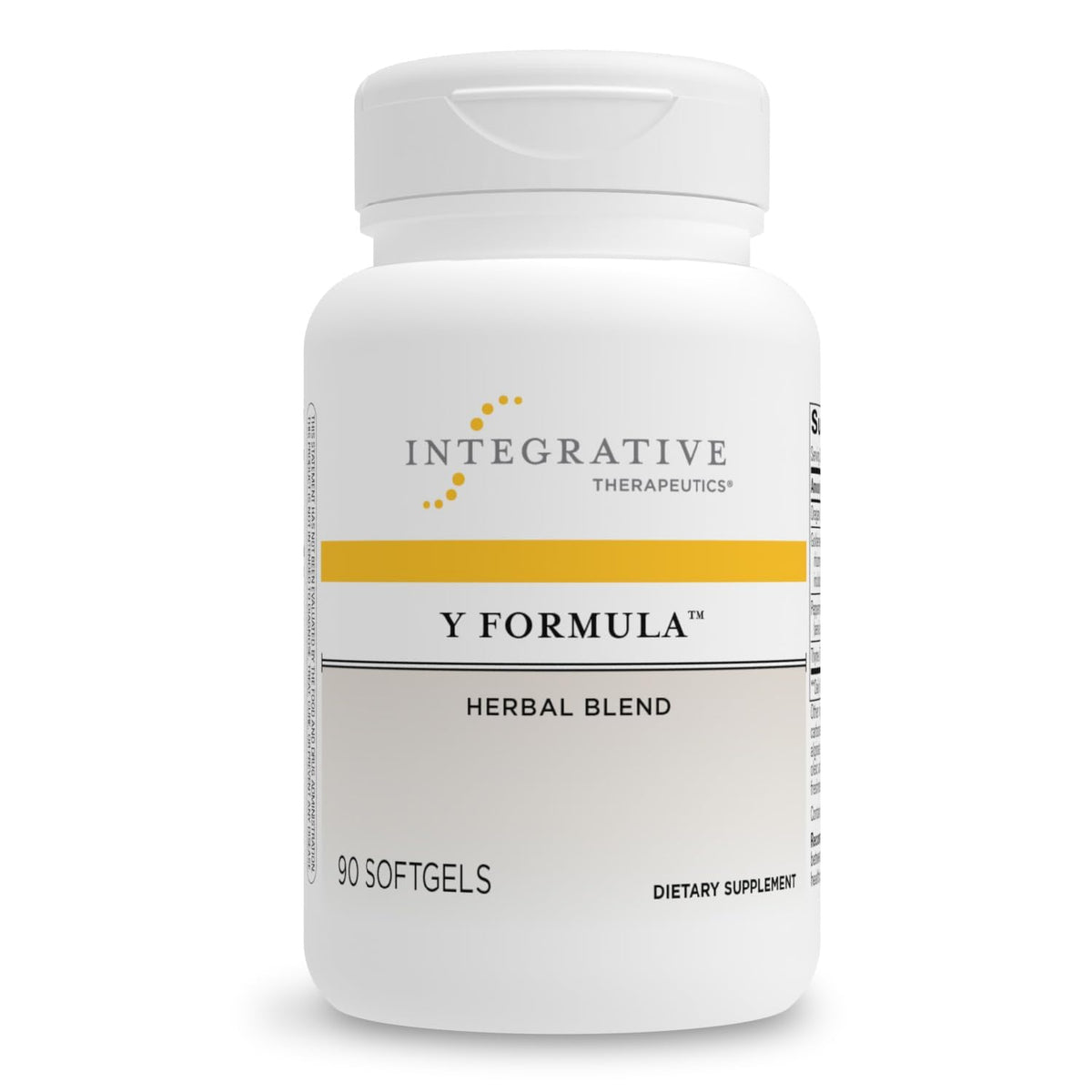Integrative Therapeutics Y Formula bottle, daily gastrointestinal support