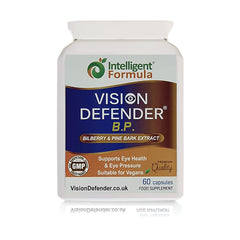 Vision Defender BP bottle from Intelligent Formula offers easy daily eye health support.
