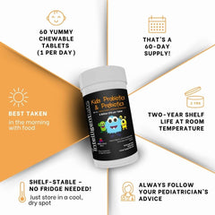Intelligent Labs synbiotic blend with prebiotics for enhanced gut activity in children
