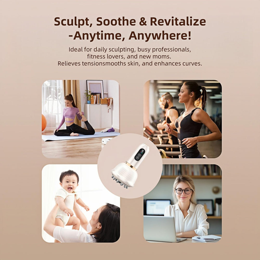 Intenso massager combines Bioelectric SoothingPulse for deeper relaxation and detox signals.