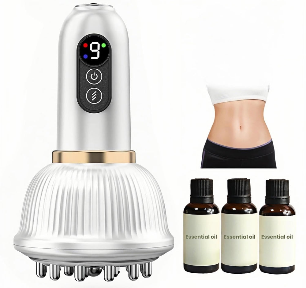 Intenso lymphatic drainage massager for the leg provides relief from swelling and improved circulation.