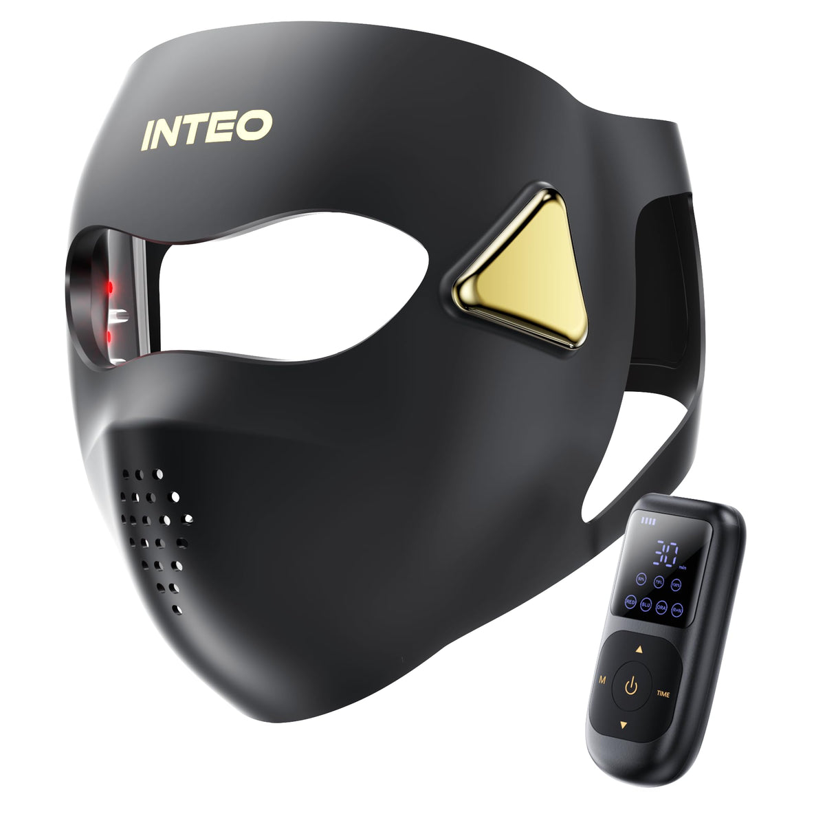 INTEO 4D mask fits facial contours for even light coverage.