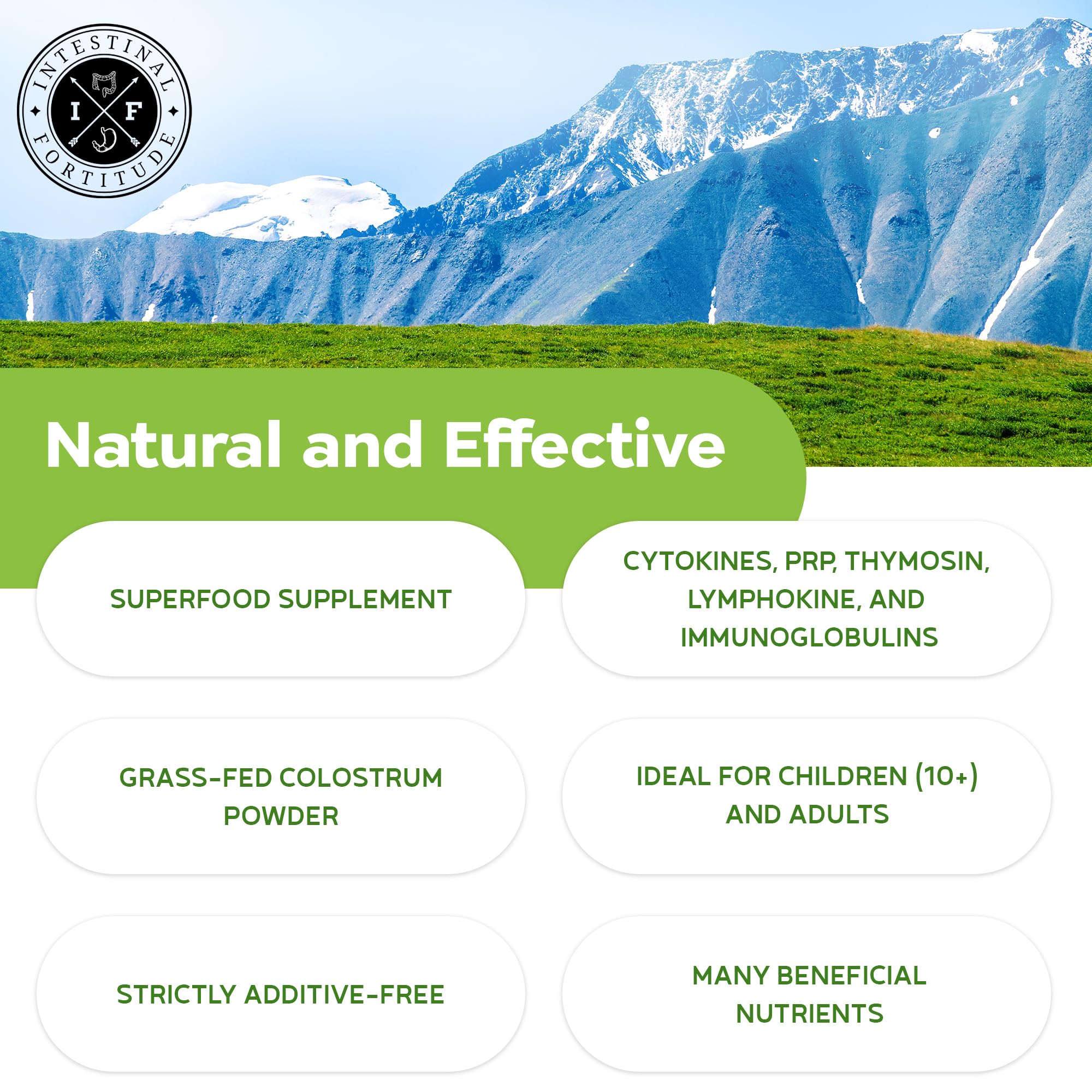 Intestinal Fortitude digestive‑health and immunity support concept.