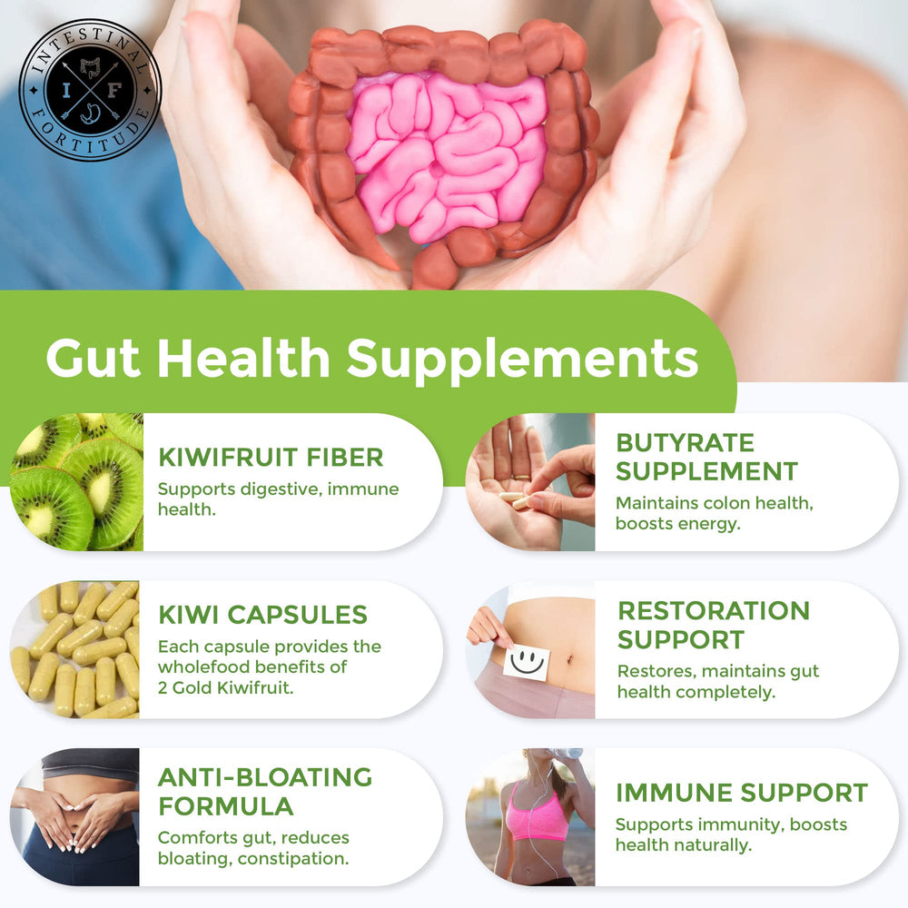 Intestinal Fortitude PREbiotic Gold kiwifruit ingredient close-up showcasing premium sourcing.