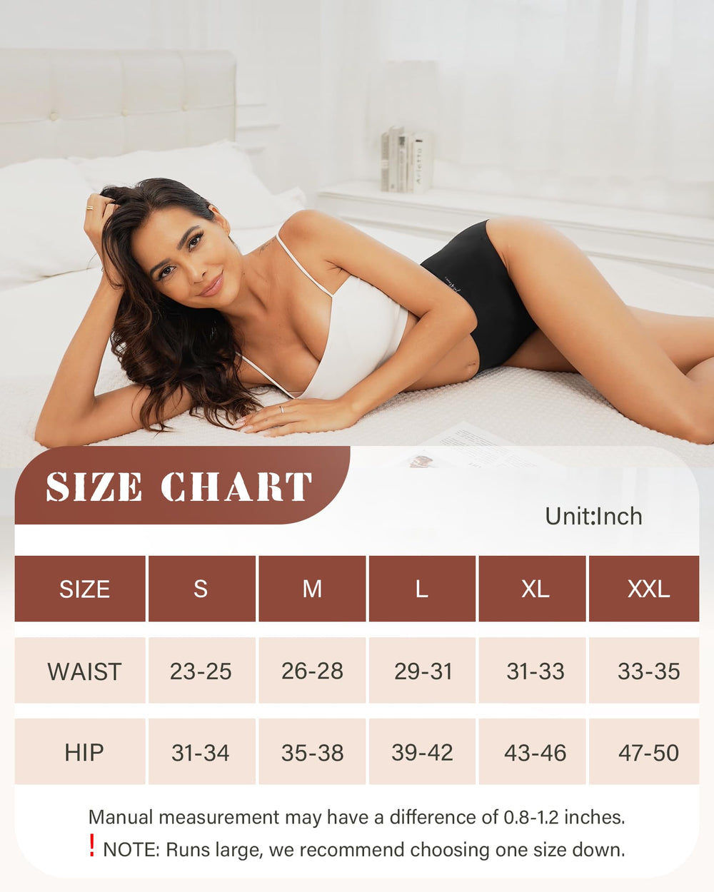 Intiflower breathable cotton blend minimizes irritation for sensitive skin.