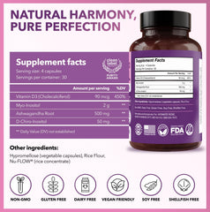 Intimate Rose 40:1 ratio capsules demonstrating targeted hormonal balance support.