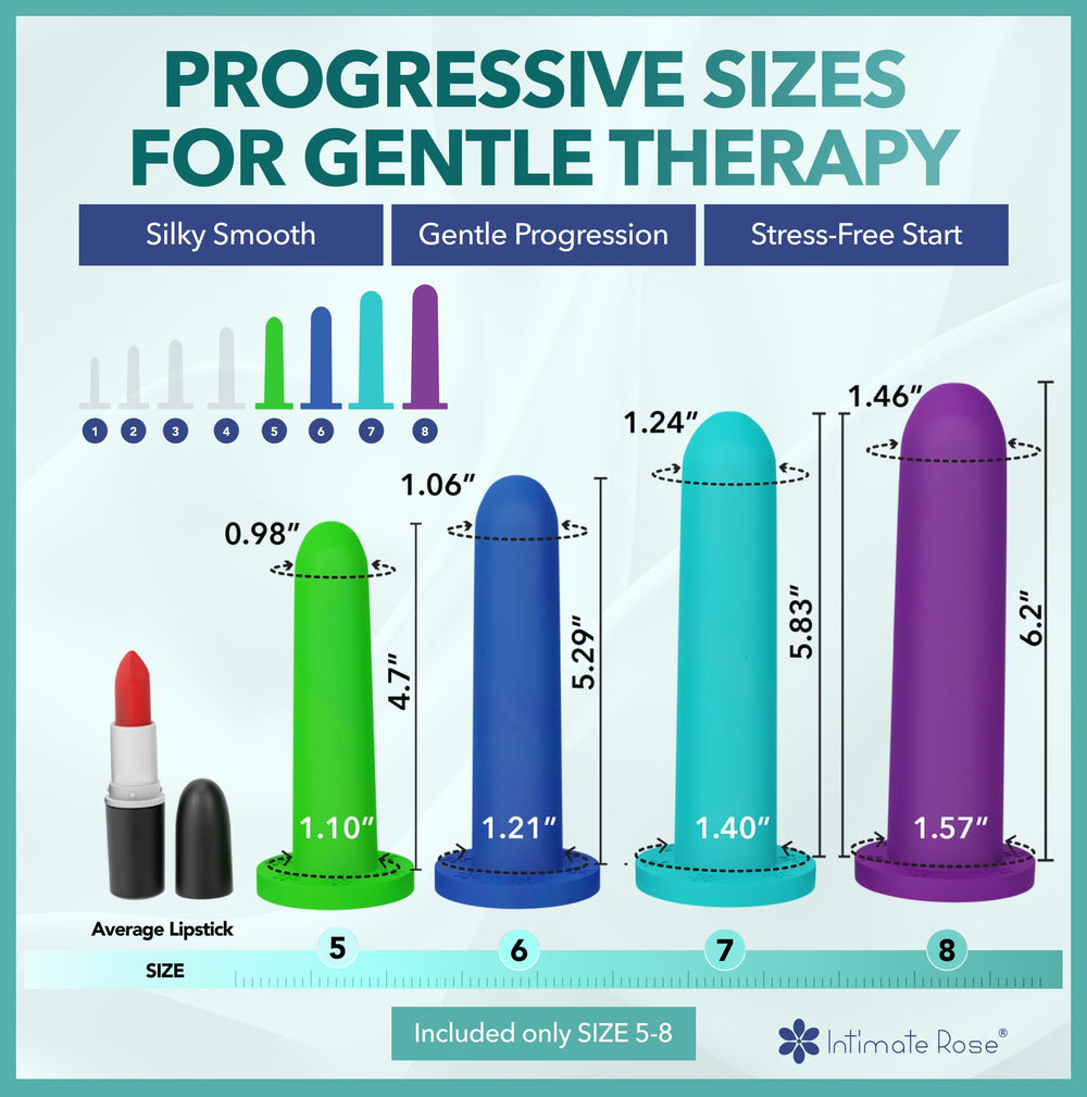 Intimate Rose dilator base logo designed to reduce friction