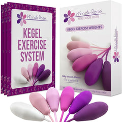 Intimate Rose Kegel weights beginners set for easy pelvic floor training at home.