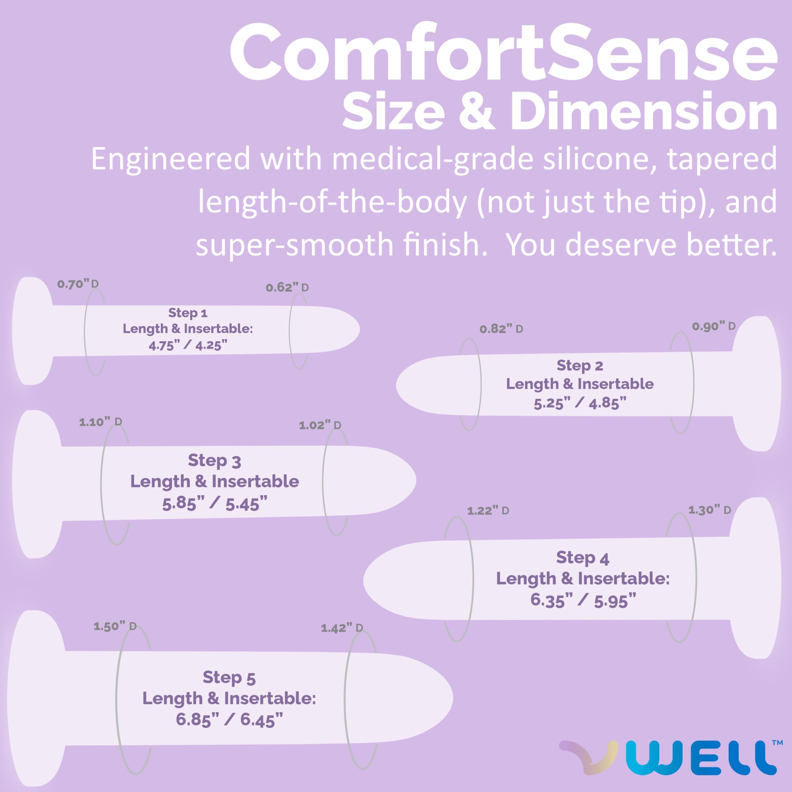 IntiMD VWELL silicone finish offers a silky, hygienic surface for everyday use