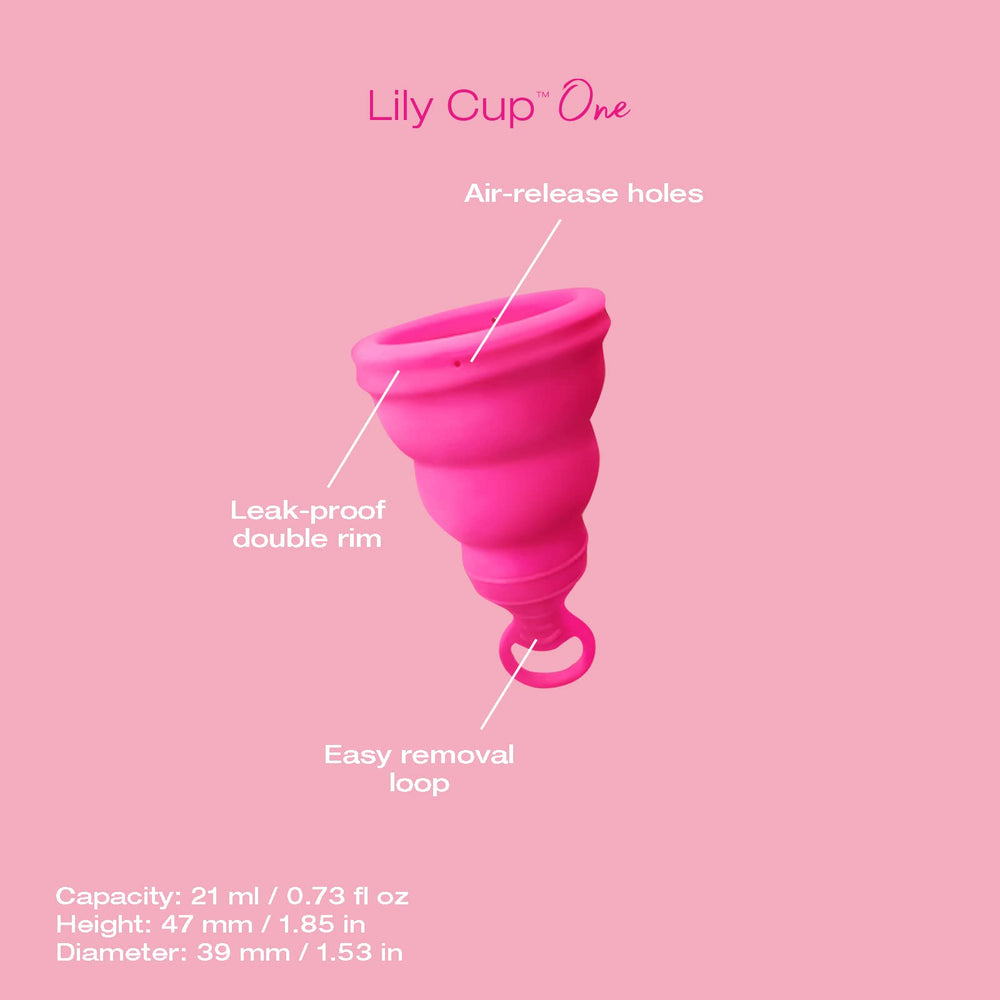 INTIMINA Lily Cup One reusable for up to 10 years.