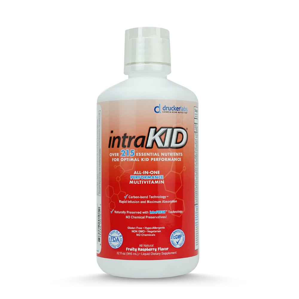 IntraKID bottle pour for an easy daily dose in kids.